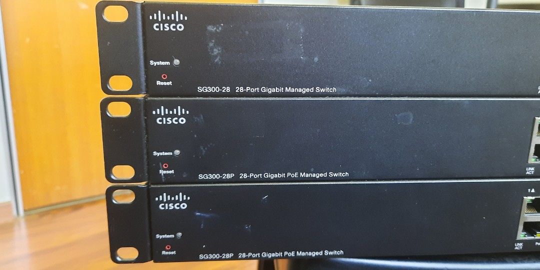 Cisco SG300-28 and SG300-28P 28 Port Gigabit Managed Switch, Computers ...