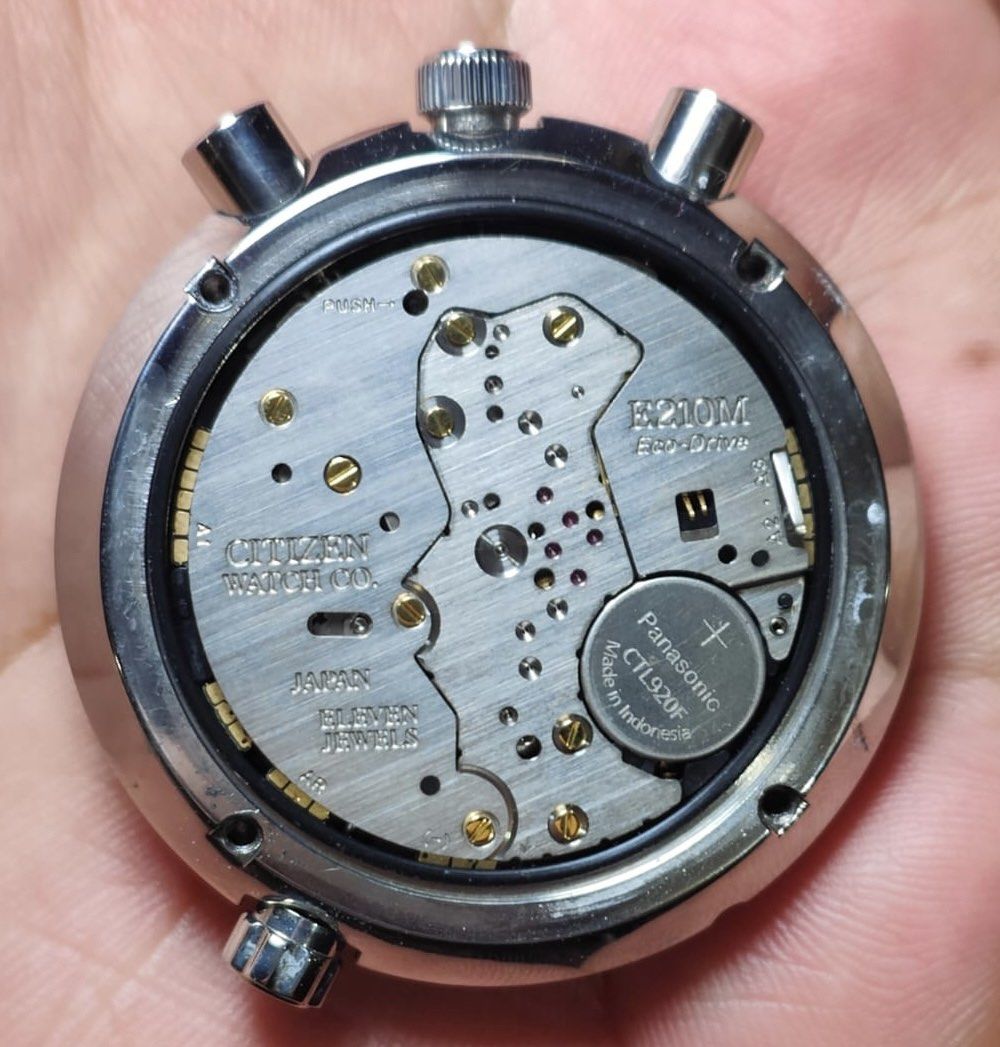 Citizen e210 top movement