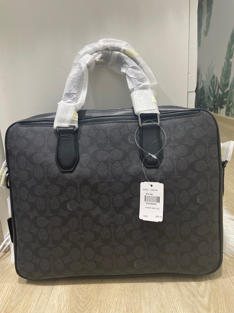 BN Coach Laptop Bag, Luxury, Bags & Wallets on Carousell