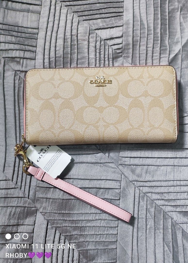 Coach long wallet price online