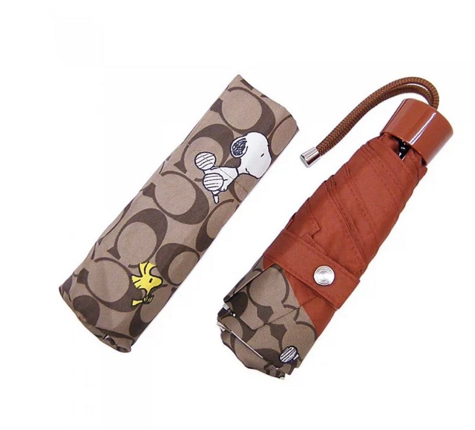 【COACH X PEANUTS】UVプロテクション ミニアンブレラ　スヌーピー COACH® Outlet | Coach X Peanuts Uv Protection Mini Umbrella With
