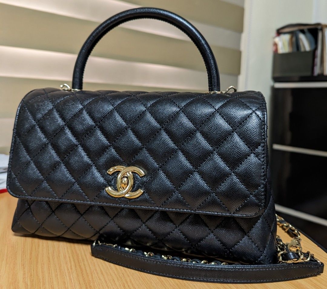 Coco Chanel Medium Size Bag, Luxury, Bags & Wallets on Carousell