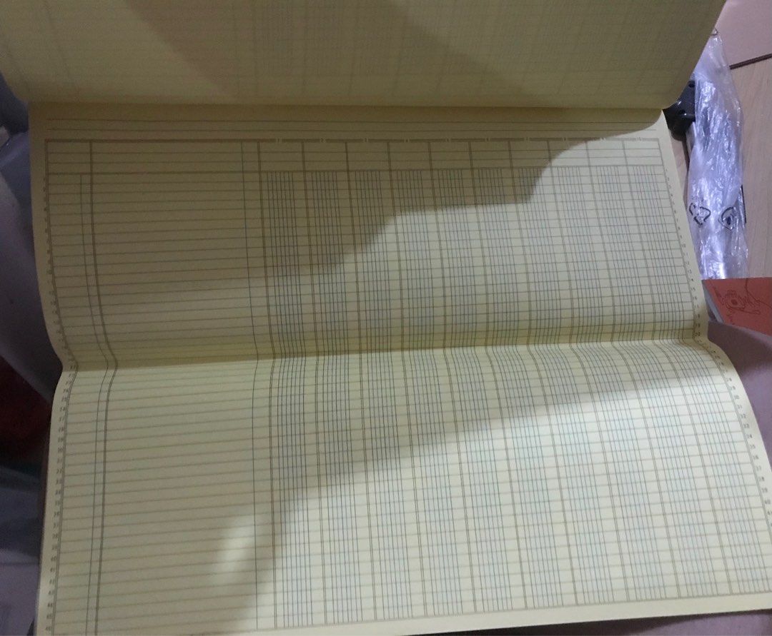 Columnar Ruled Pad 10 Columns, Hobbies & Toys, Stationary & Craft