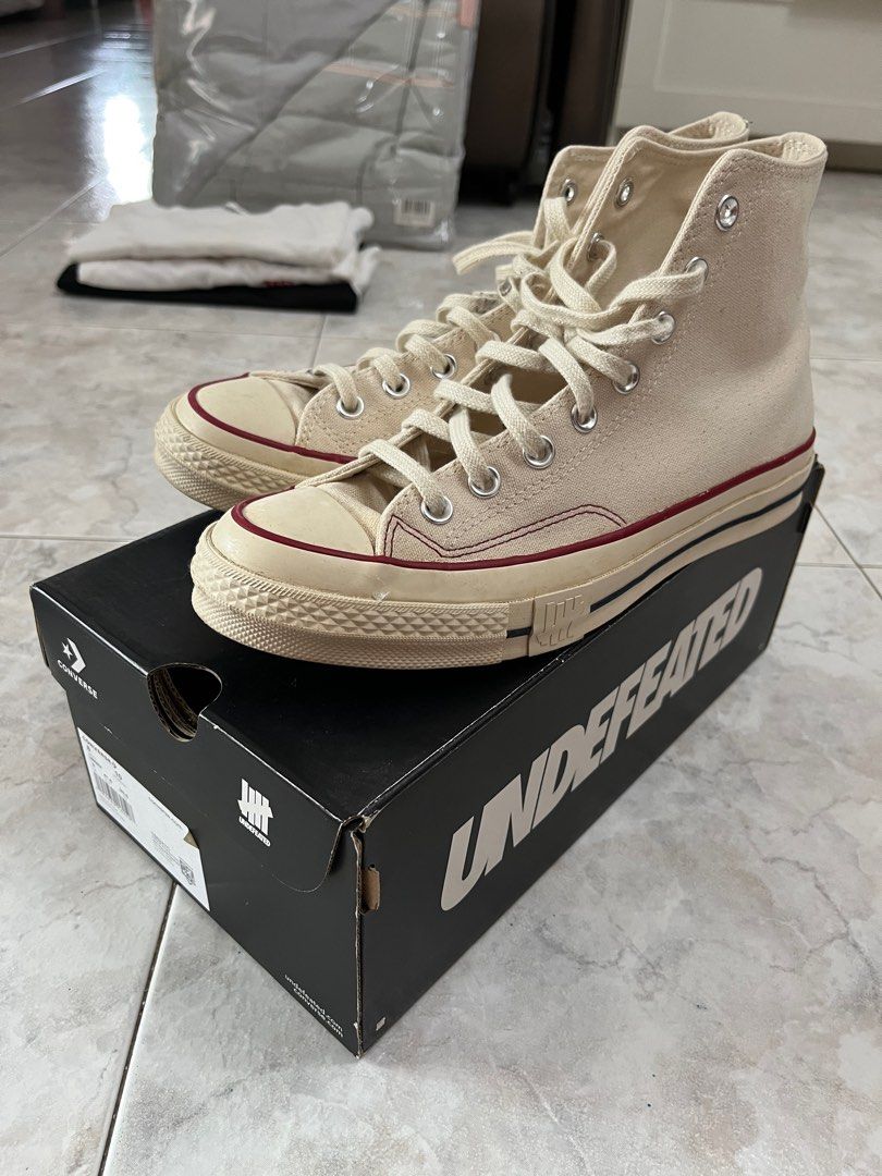 Converse x Undefeated Chuck Hi Men s Fashion Footwear Sneakers