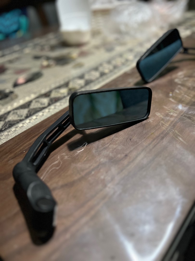 Convex motorcycle mirror, Motorcycles, Motorcycle Accessories on Carousell