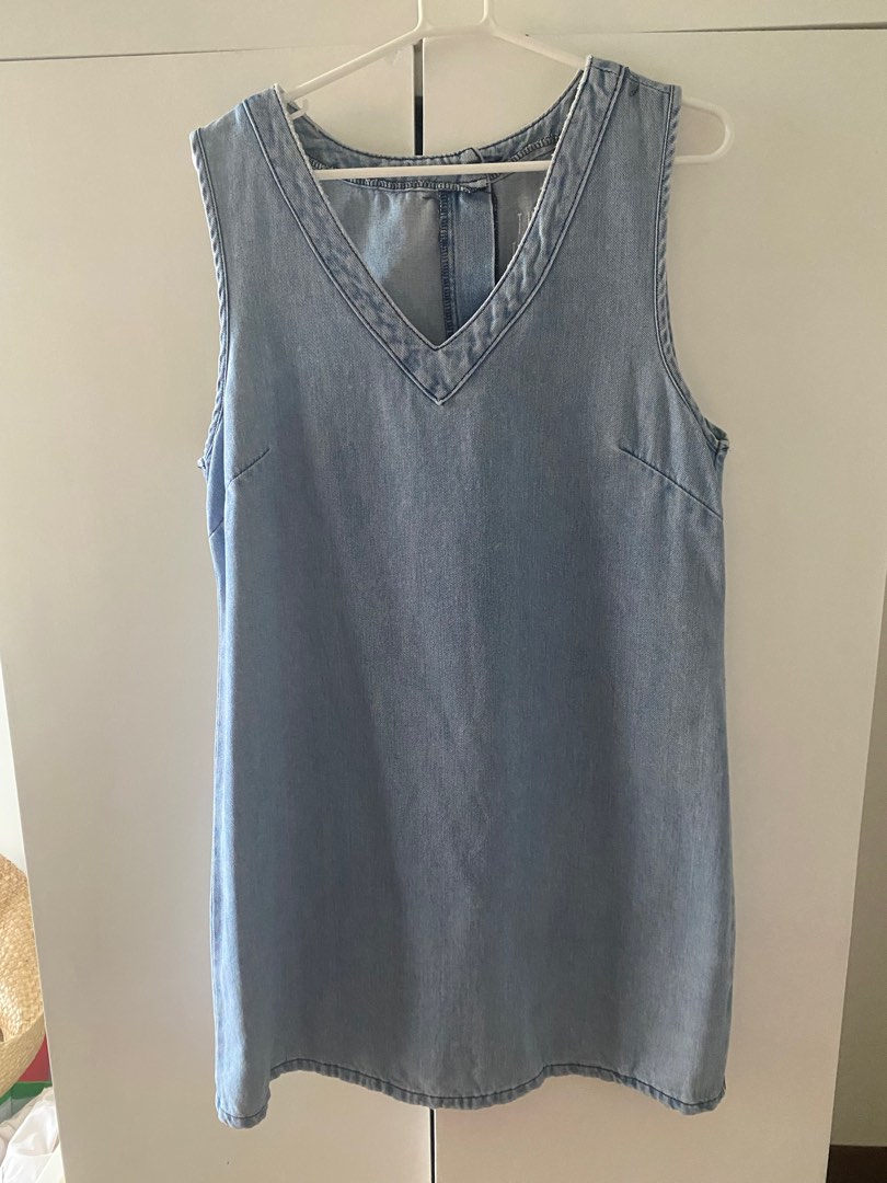 Cotton On Denim Tank Dress M, Women's Fashion, Dresses & Sets, Dresses