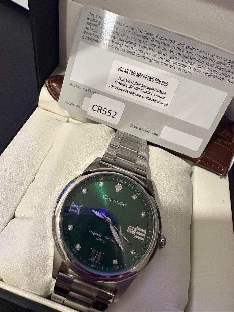 Crocodile kessho crystal unisex watch new arrivals