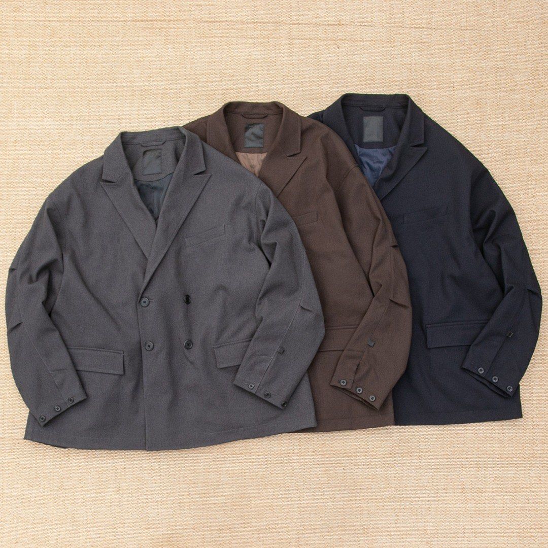 全新DAIWA PIER39 Tech Double Breasted Jacket Flannels, 男裝, 外套