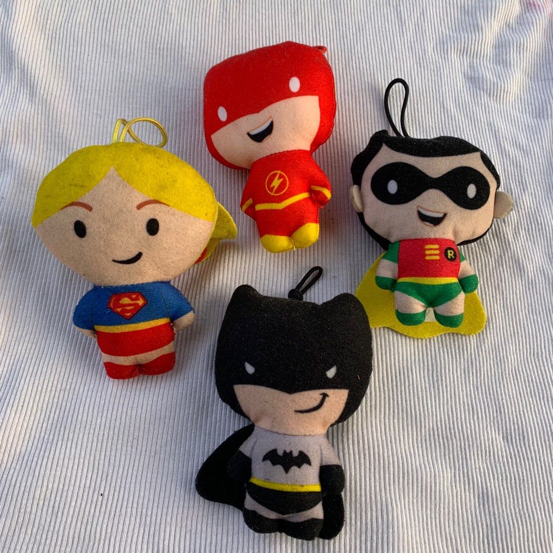 DC hero MCDonalds happy meals, Hobbies & Toys, Toys & Games on Carousell