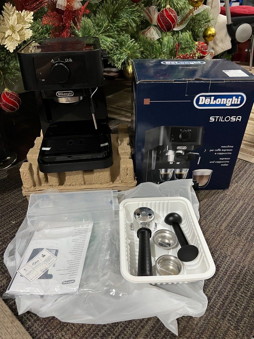 DeLonghi Stilosa Coffee Machine Espresso and Cappuccino Maker, TV