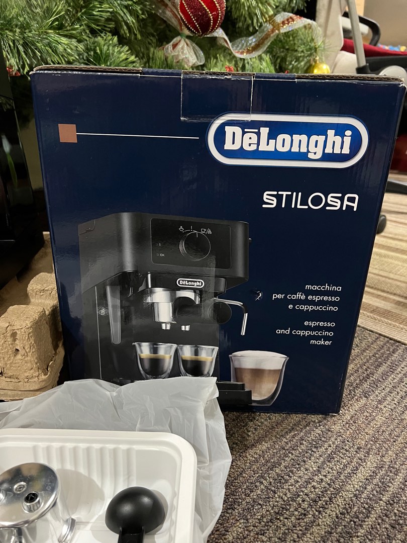DeLonghi Stilosa Coffee Machine Espresso and Cappuccino Maker, TV
