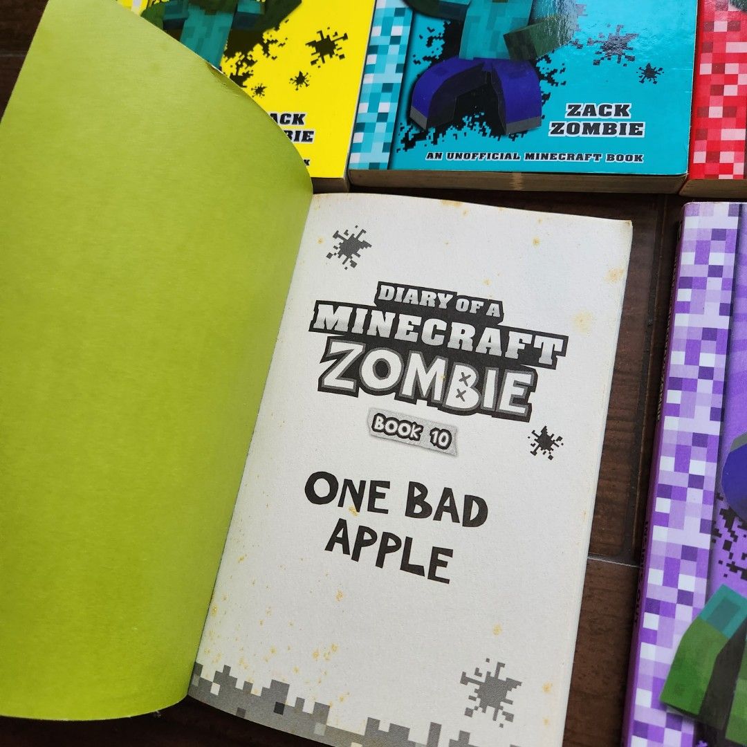 Diary of Minecraft Zombie set, Hobbies & Toys, Books & Magazines ...