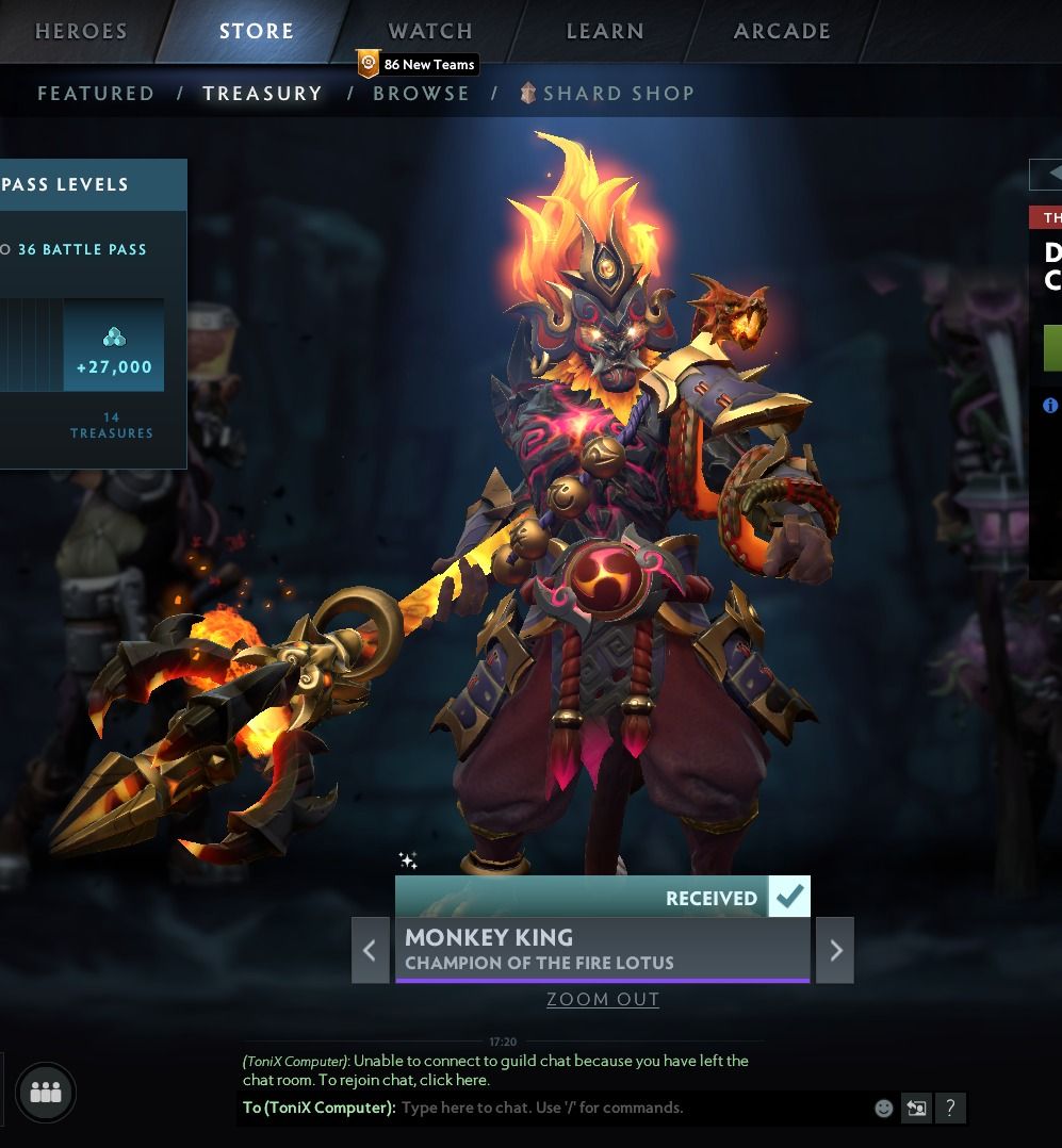 Dota 2 Collector's Cache 2022 PART 1 (Monkey King - Champion of the ...