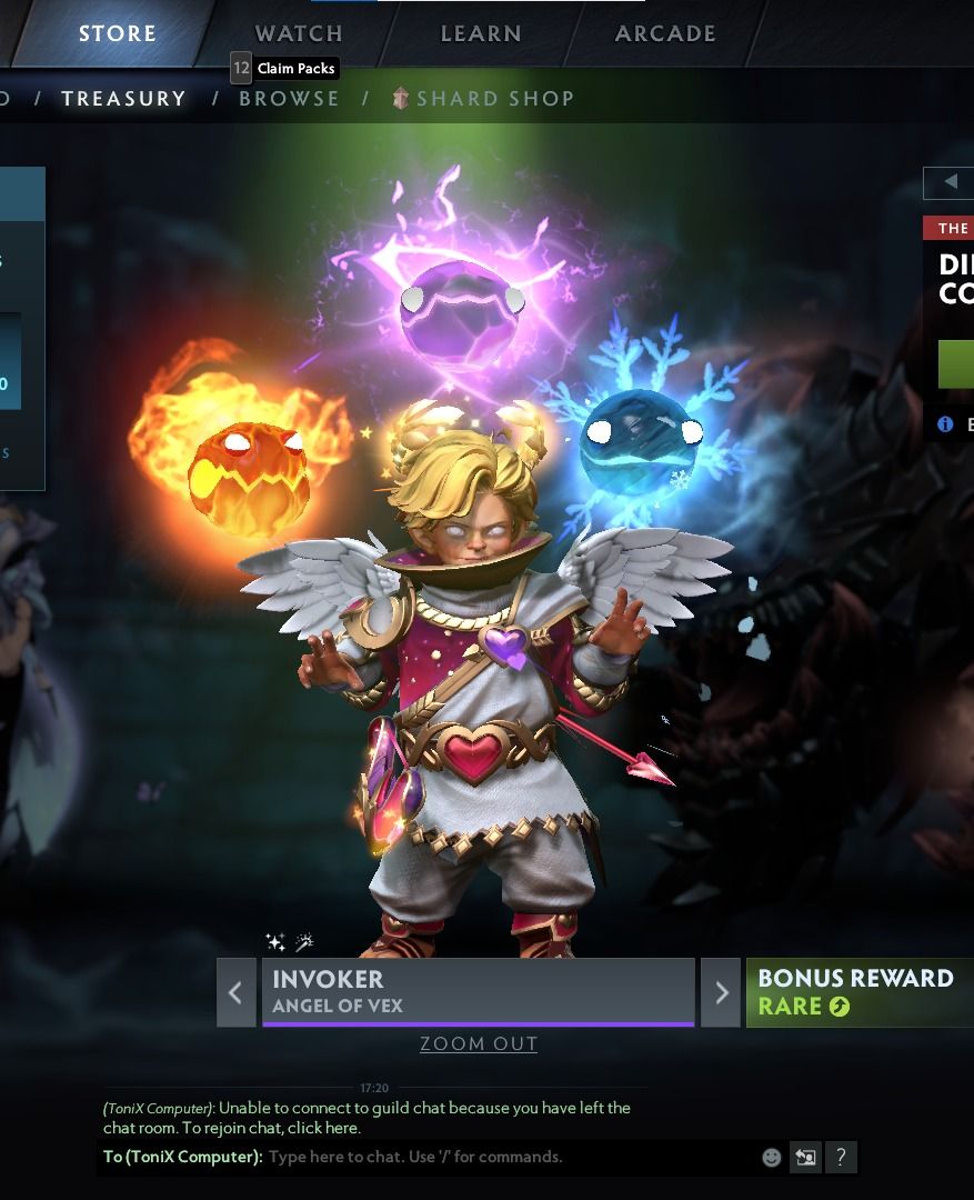 Dota 2 Collector's Cache 2022 PART 1 (Invoker Angel of Vex), Video