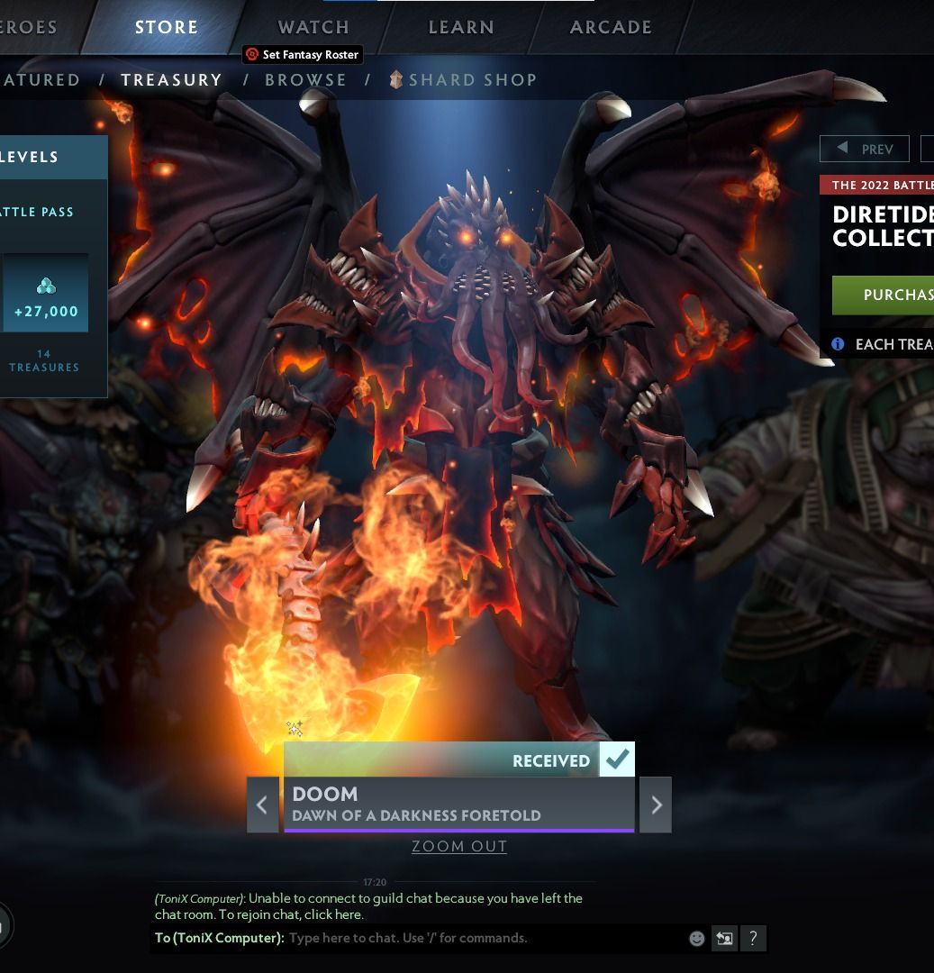 Dota 2 Collector's Cache 2022 PART 2 (Doom Dawn of a Darkness