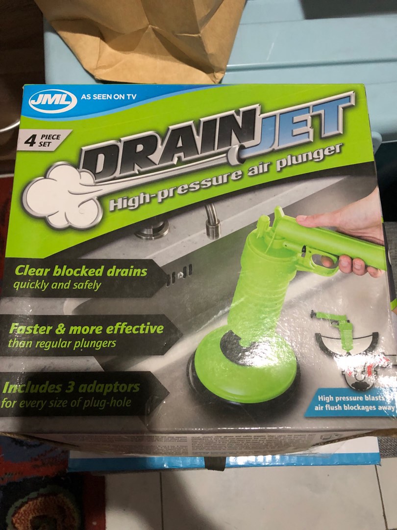 Drain Declogger/ Drain Jet, Furniture & Home Living, Bathroom & Kitchen