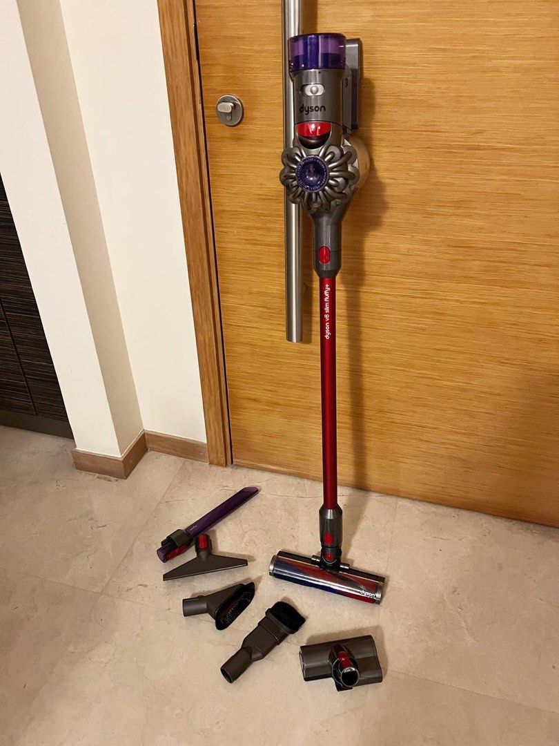 Dyson Cordless Vacuum Cleaner, Purple, V8 Slim Fluffy+, TV & Home