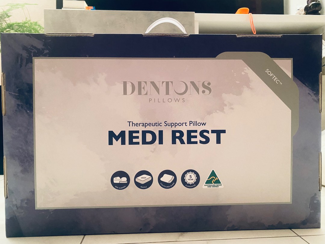 Dentons Medi Rest Pillow Australia Made Emmas