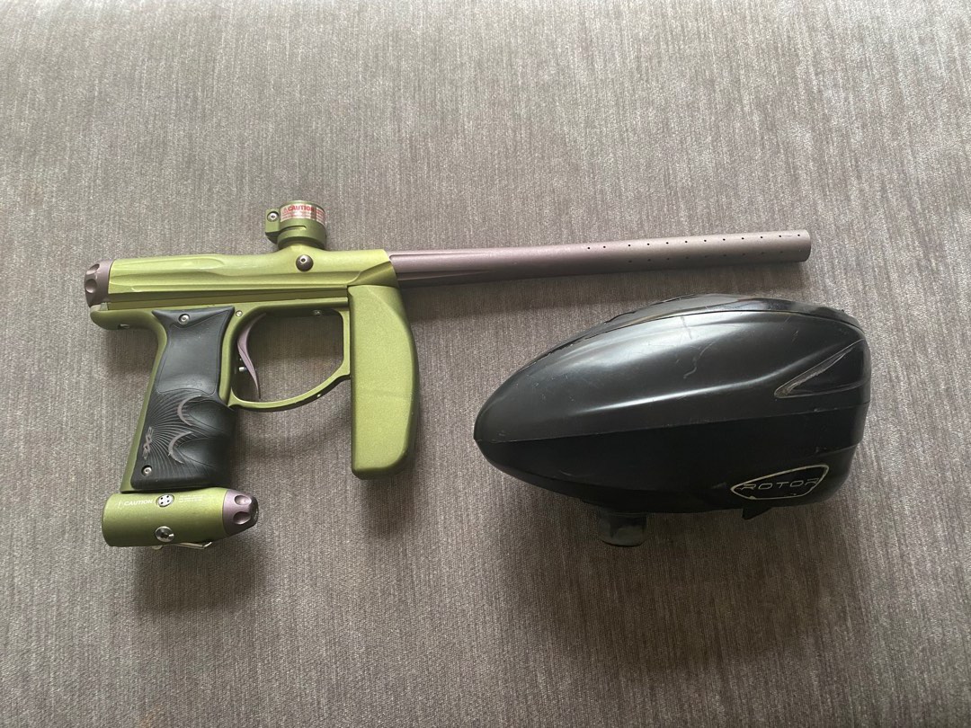 Empire axe paintball marker and rotor loader, Sports Equipment, Other