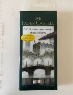 Faber-Castell PITT Artist Pens (Grey Pigment Brushes)