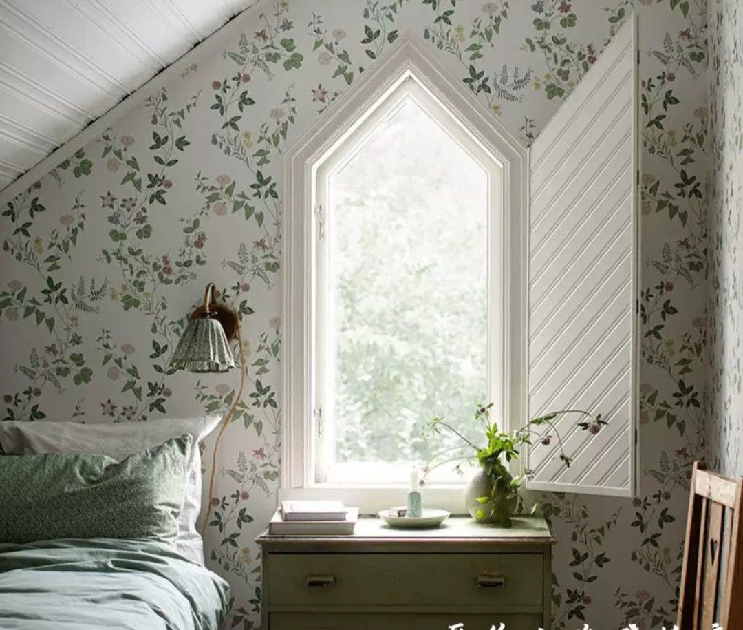 FARMHOUSE FRENCH WALLPAPER, Furniture & Home Living, Home Decor, Wall