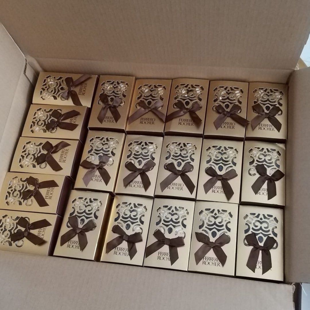 Ferrero Rocher 6pc Chocolate Wedding Favor Berkat Kahwin