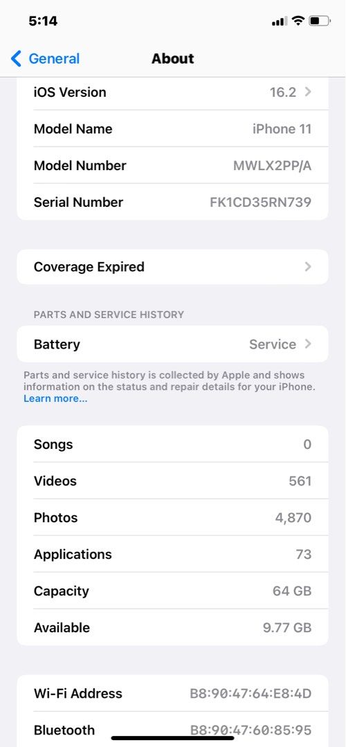 For Sale Iphone 11 64gb (Category: iPhone 11 Series) located in Manila. Submitted by cbcollection_ (Listing ID 1209063338, Image 3). Description: Iphone 11 64gb purple Smart locked (can be unlocked already) With case and tempered glass since day 1..