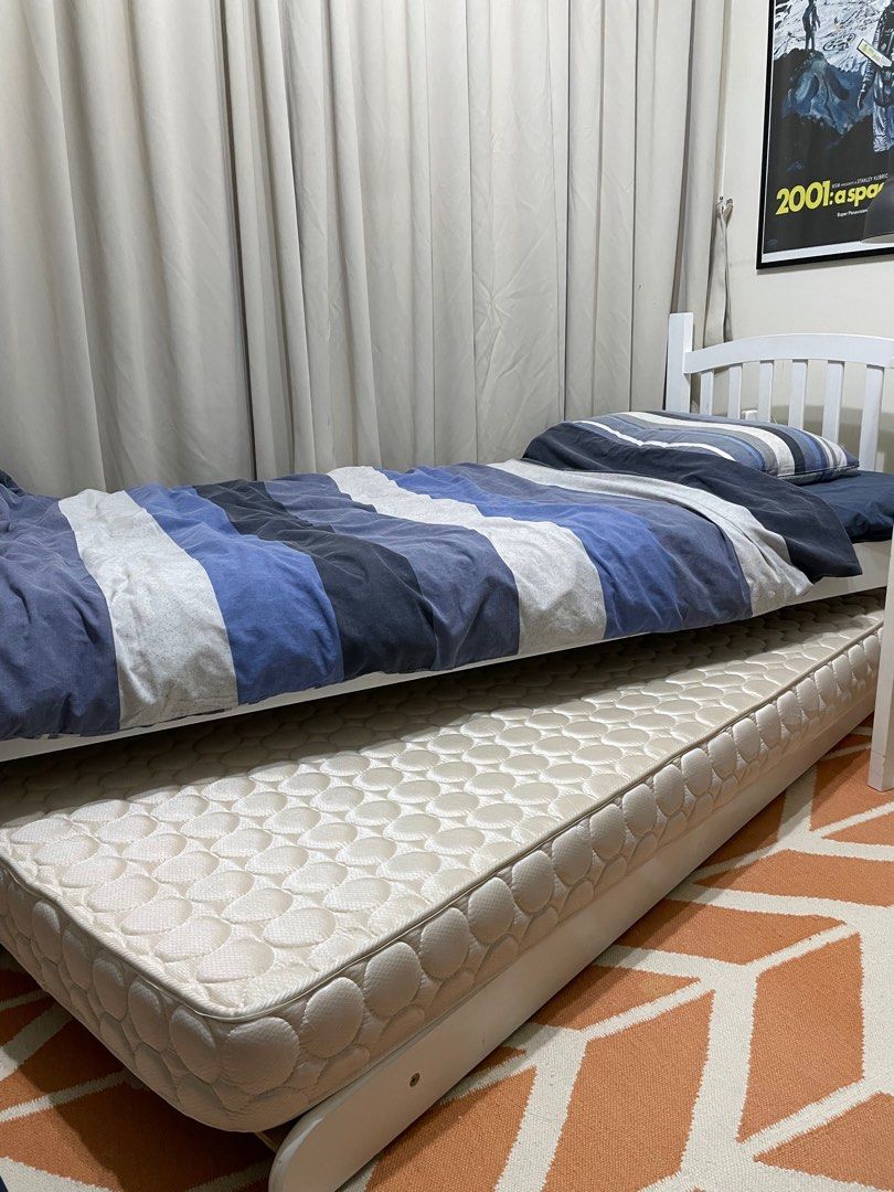 FREE Bed, Frame and 2 x mattresses, Furniture & Home Living