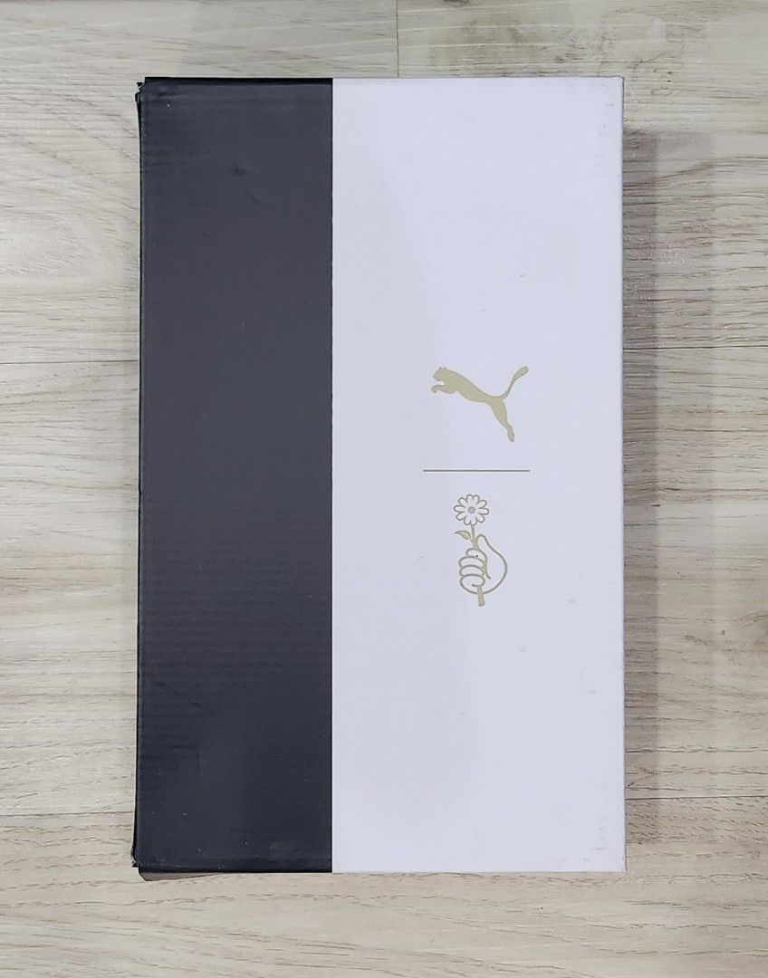 Genuine Puma Basket Patent White designed by BTS
