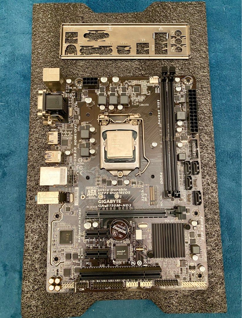 I5 6402PとGA-B150M-D3Hマザーボードセット