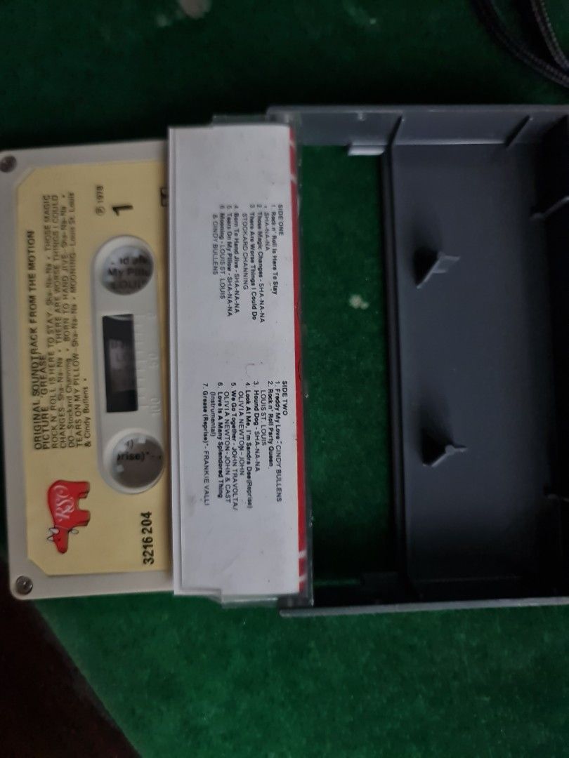 Grease Soundtrack Cassette, Hobbies & Toys, Music & Media, CDs & DVDs