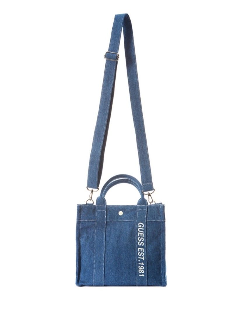 GUESS DENIM Shoulder and Crossbody Bag, Women's Fashion, Bags & Wallets