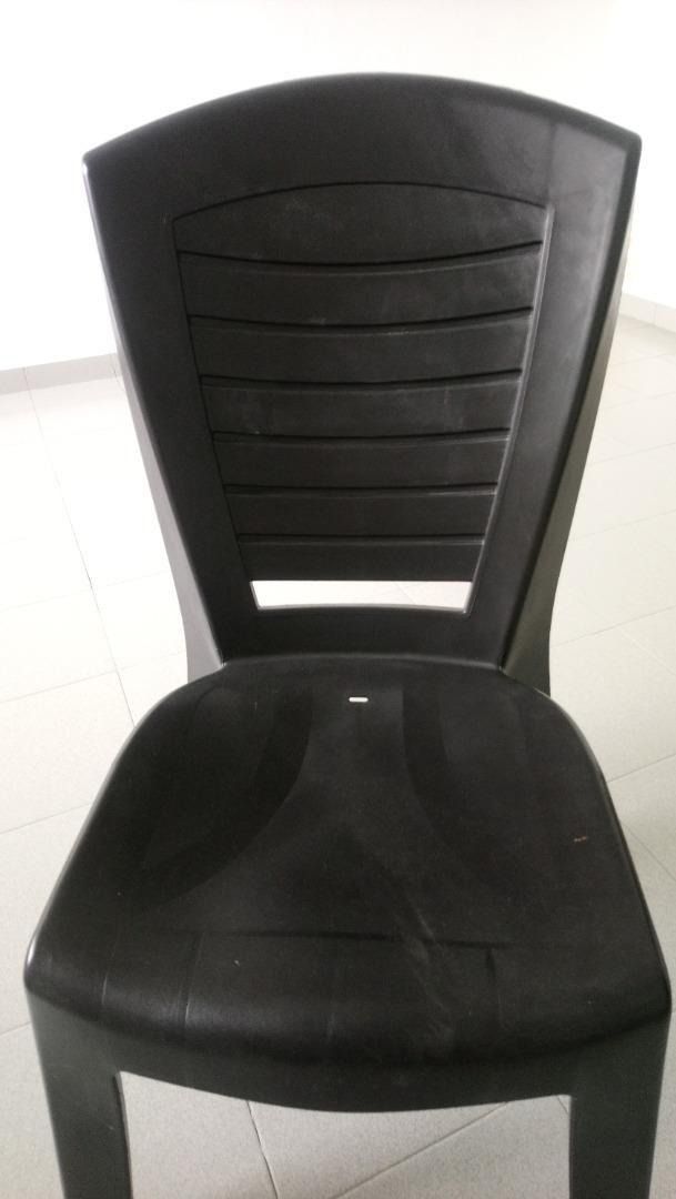 Heavy Duty Felton Dark Brown Plastic Chair Furniture Home