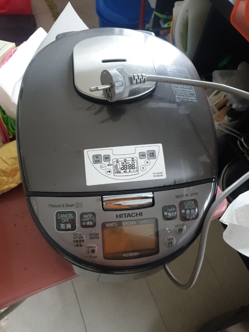 Hitachi HIGH PRESSURE Japan Rice Cooker, TV & Home Appliances, Kitchen