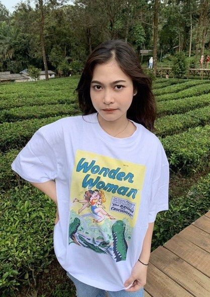 H m oversized t shirt wonder woman sale