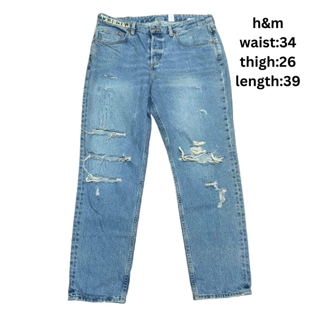 H and m outlet ripped jeans