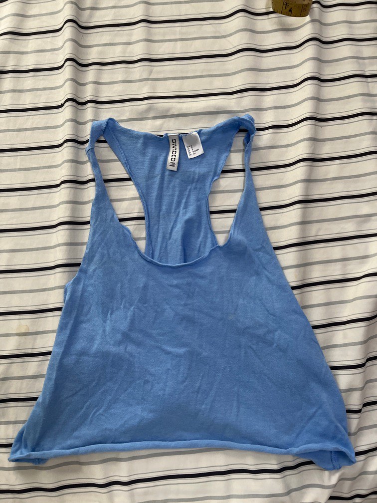 H&M tank top overshirt, Women's Fashion, Tops, Shirts on Carousell