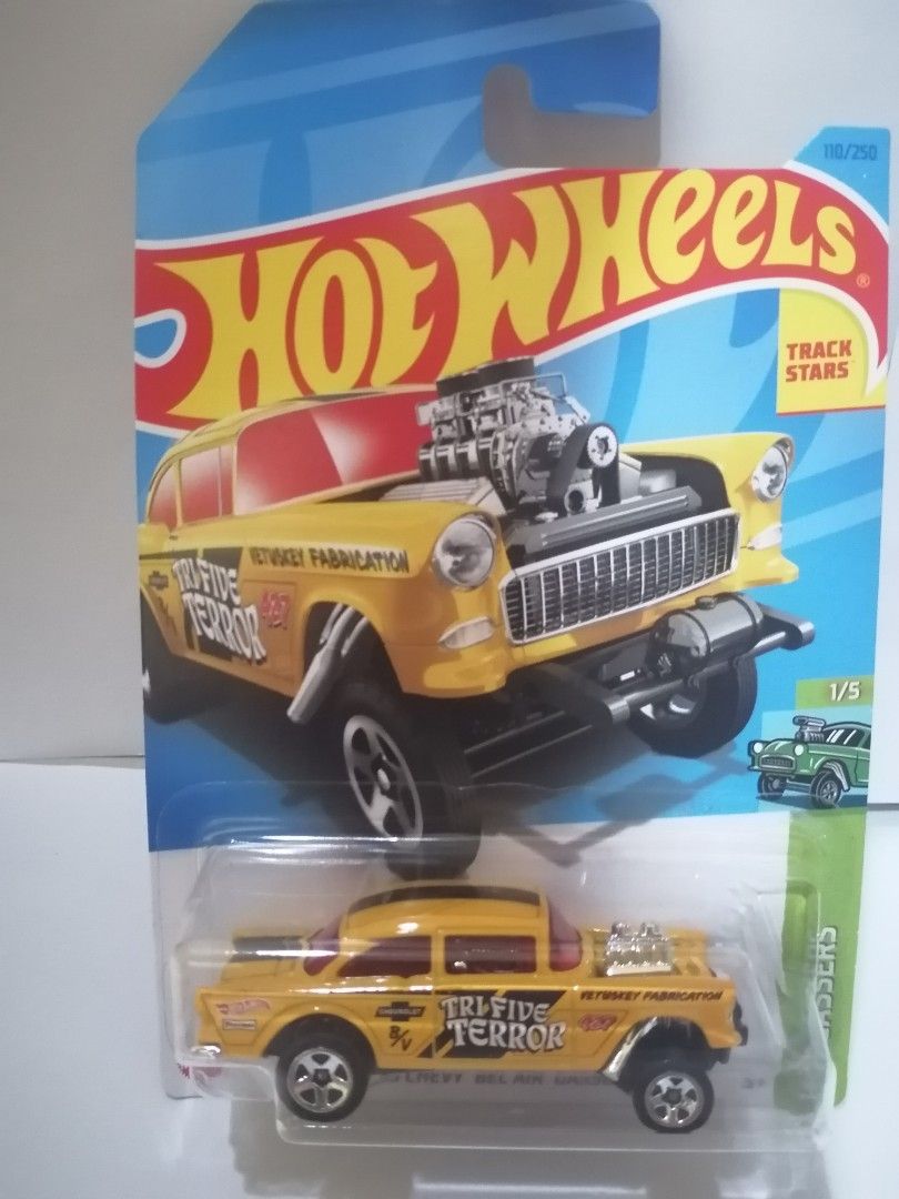 Hot Wheels 2023 HW HW Gassers '55 Chevy Bel Air Gasser - Yellow