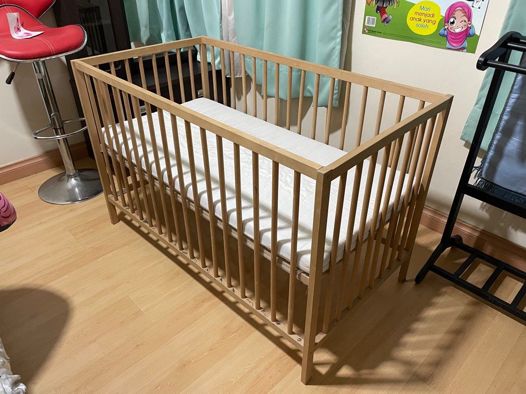 Ikea baby cot, Babies & Kids, Baby Nursery & Kids Furniture, Cots