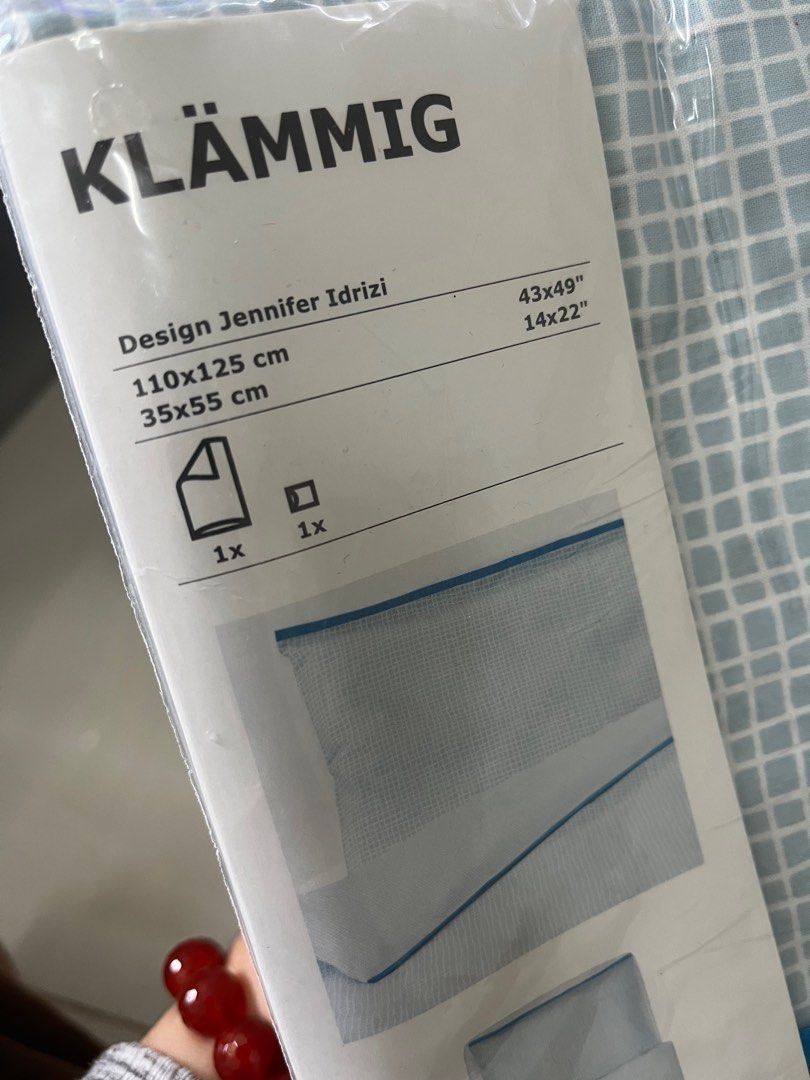 Ikea Baby quilt cover and pillow case, Babies & Kids, Baby Nursery