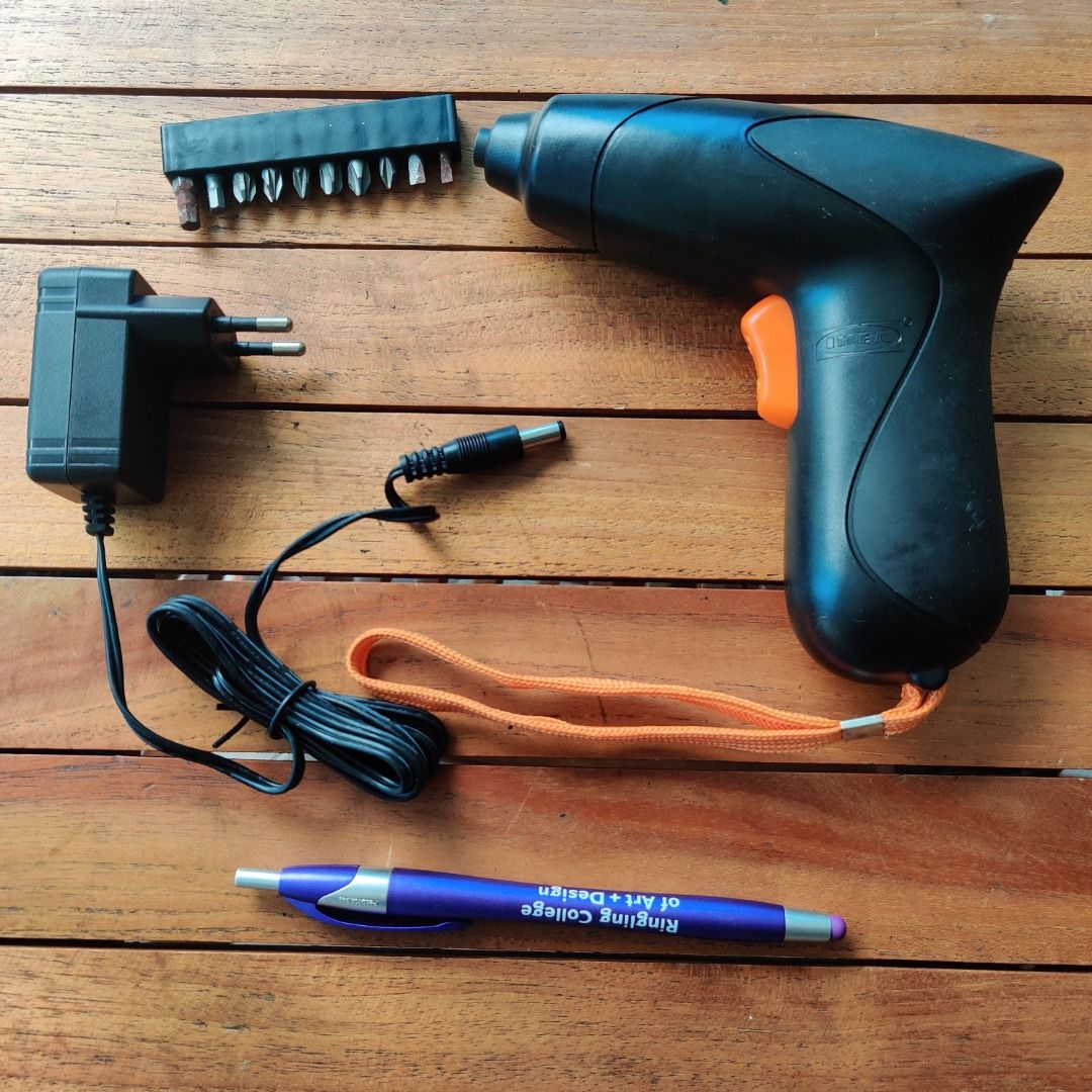 IKEA FIXA Cordless Screwdriver, liion, 3.6 V with bit holder