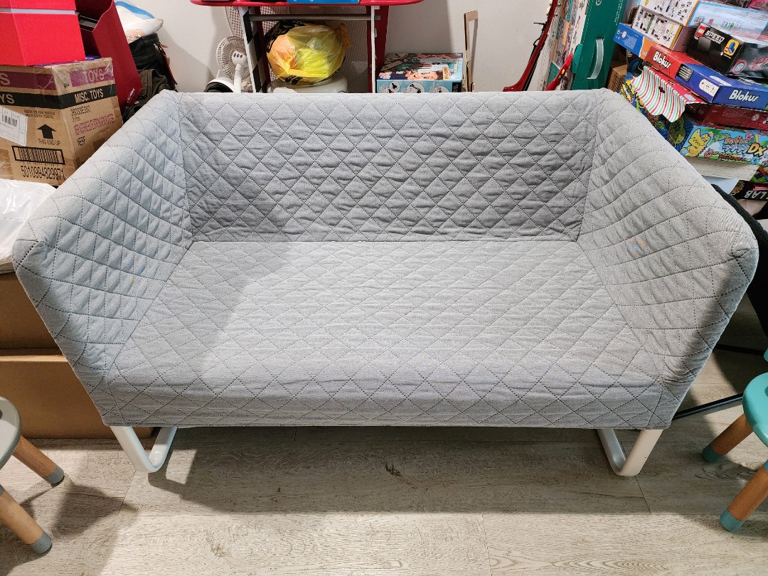 Ikea Knopparp 2 Seat Sofa Grey Furniture And Home Living Furniture Sofas On Carousell 