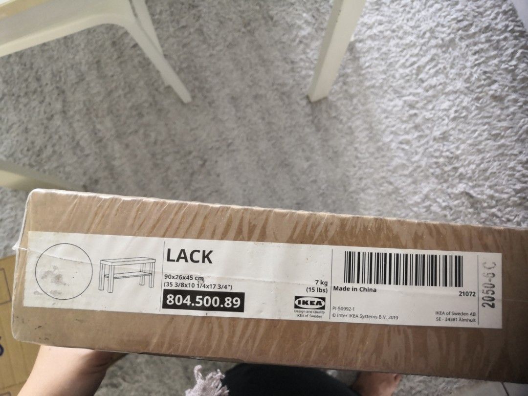 Ikea lack tv bench baru dalam kotak, Furniture & Home Living, Furniture