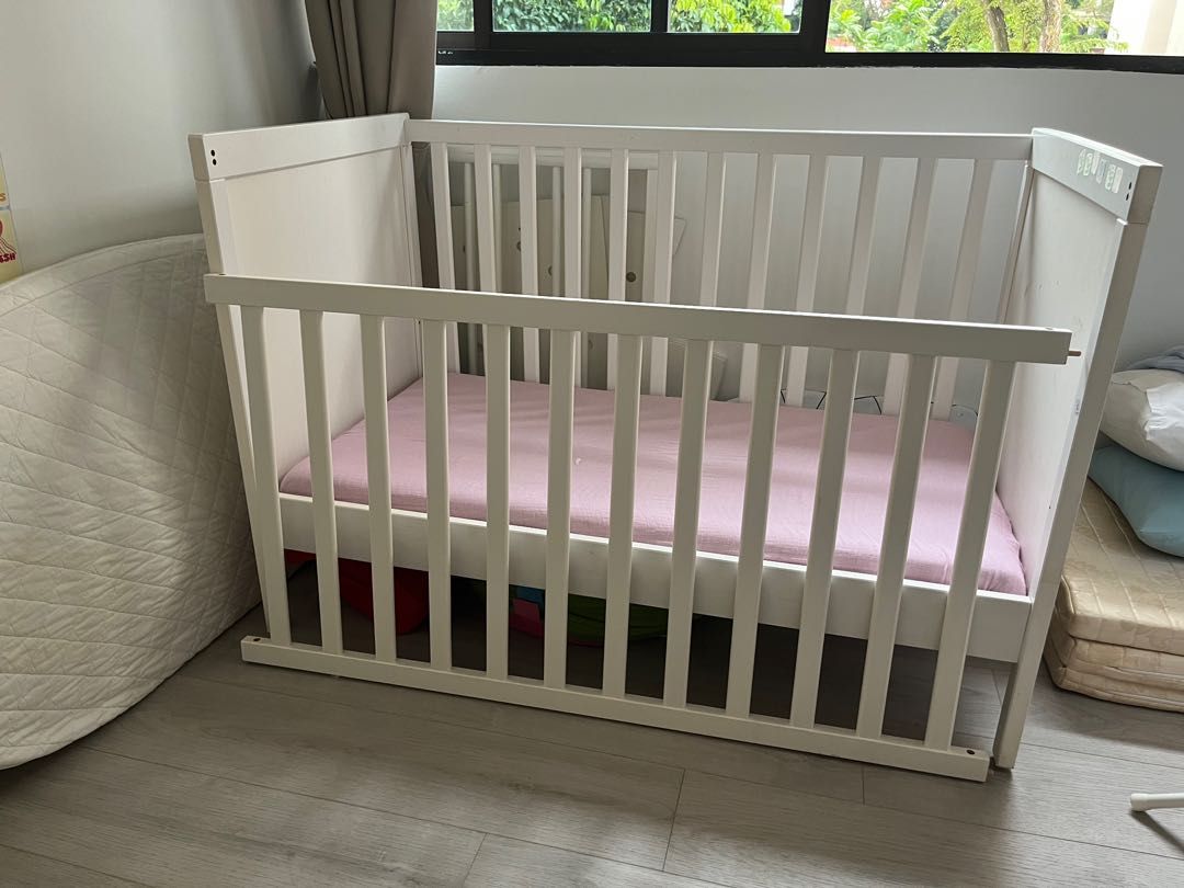 Ikea Sundvik Cot in White Free, Babies & Kids, Baby Nursery & Kids