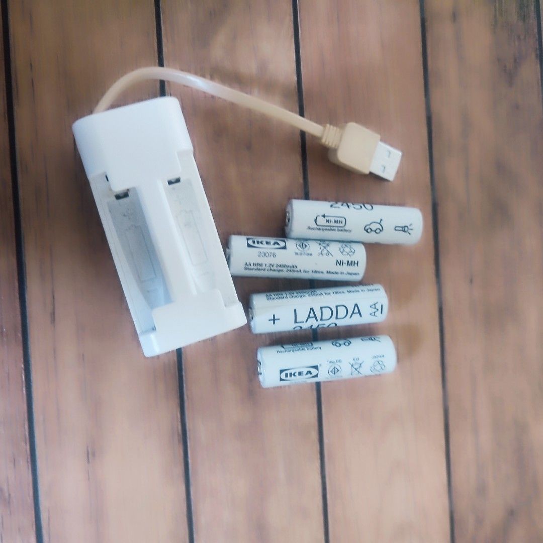 Ikea Utsund LED lighting + rechargeable battery, Furniture & Home Living, Lighting & Fans