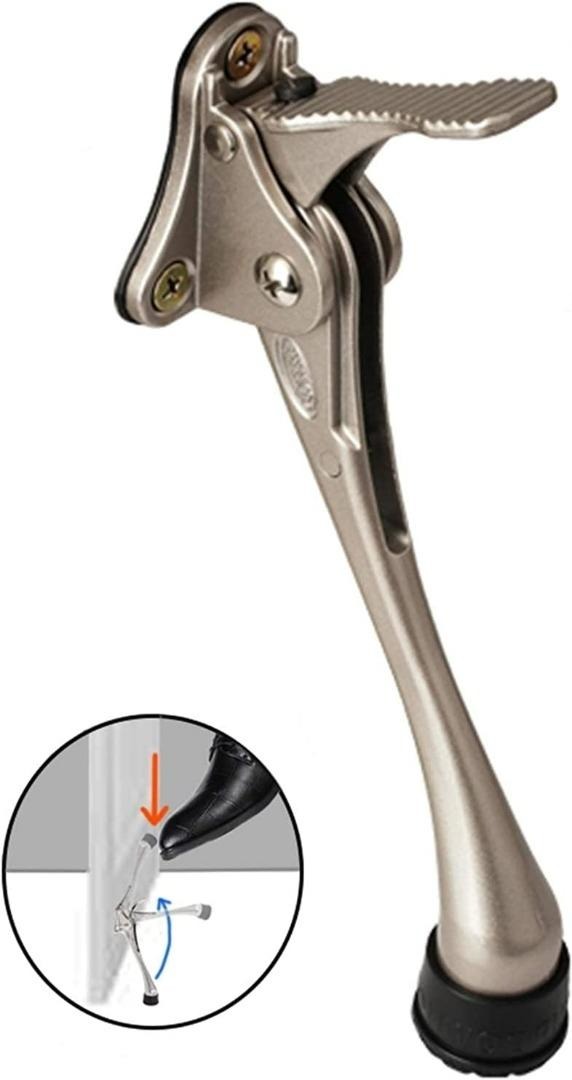 J057) J057) HOME&I Kickdown Door Stopper, 6Inch Commercial Heavy Duty