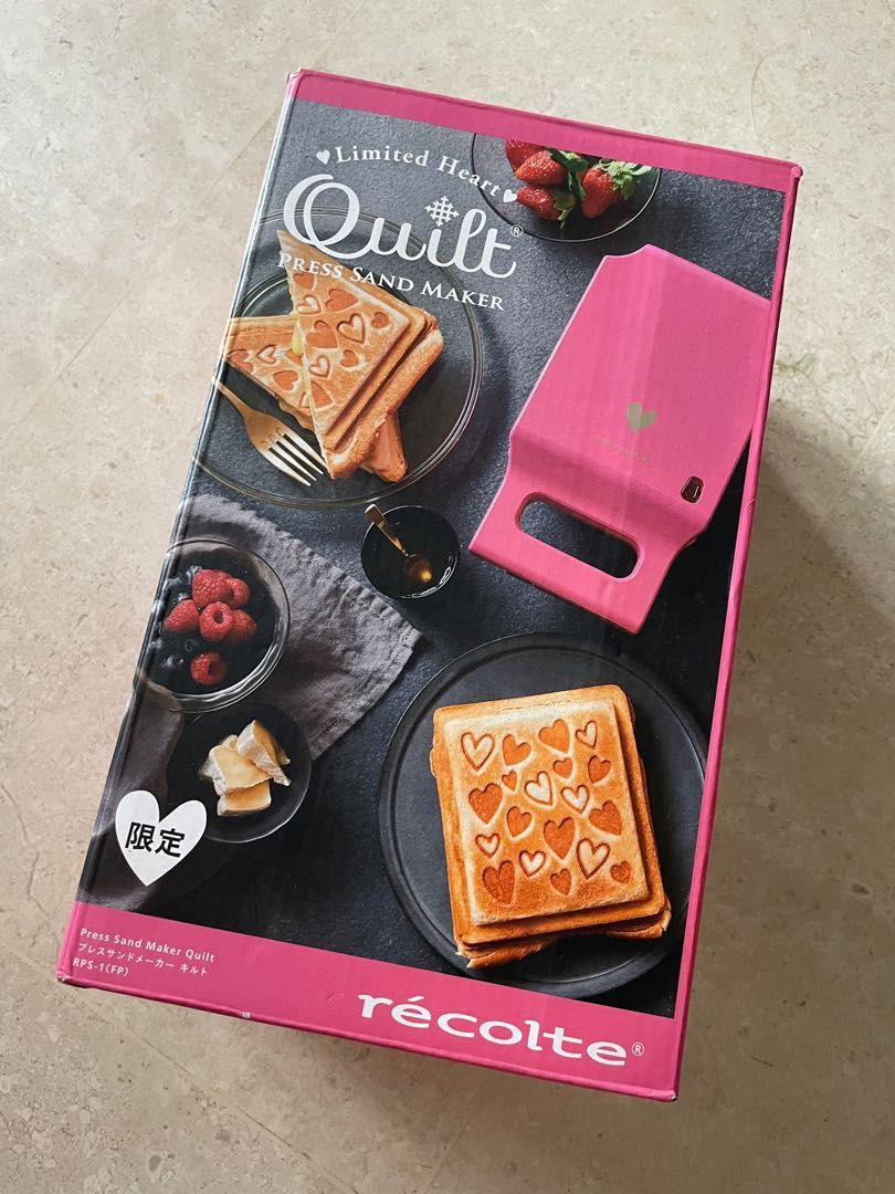 Japanese Recolte Lecter Sandwich Maker, Furniture & Home Living