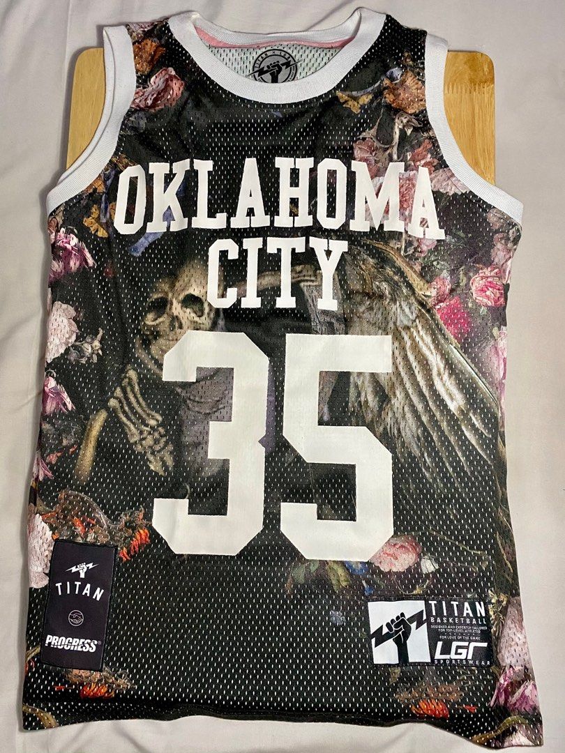 Jersey Slim Reaper OKC by Titan, Women's Fashion, Activewear on Carousell