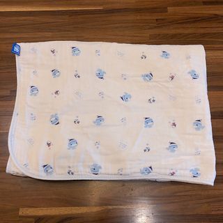 KUKU鴨 酷咕鴨 紗布巾 嬰兒 毛巾 紗布包巾 紗布大浴巾 涼被 二手