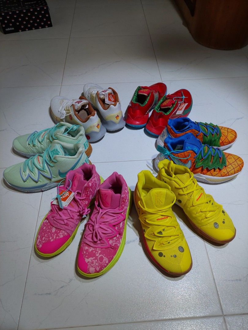 Kyrie Spongebob Set Men s Fashion Footwear Sneakers on Carousell